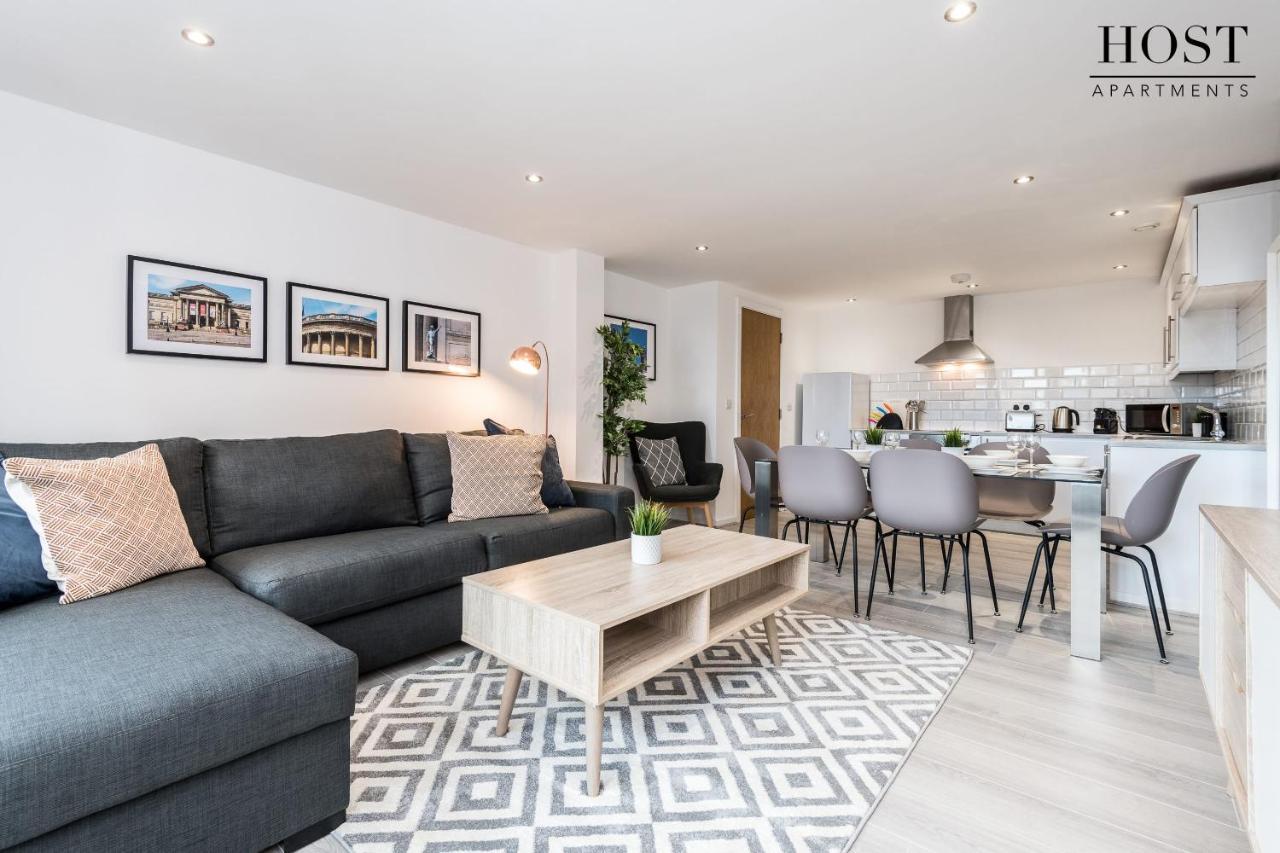 Host Apartments - Contemporary 3 Bed Apt With Balcony - Perfect For Long Stays Ливерпуль Экстерьер фото